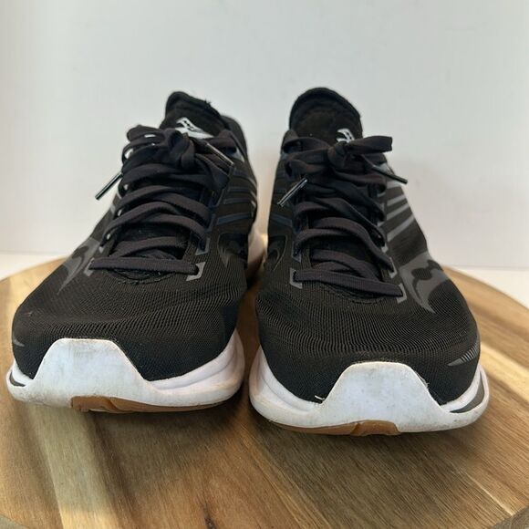 SAUCONY Kinvara 12 Running Shoes Sneakers Black Grey Women's 9.5 - Picture 4 of 11